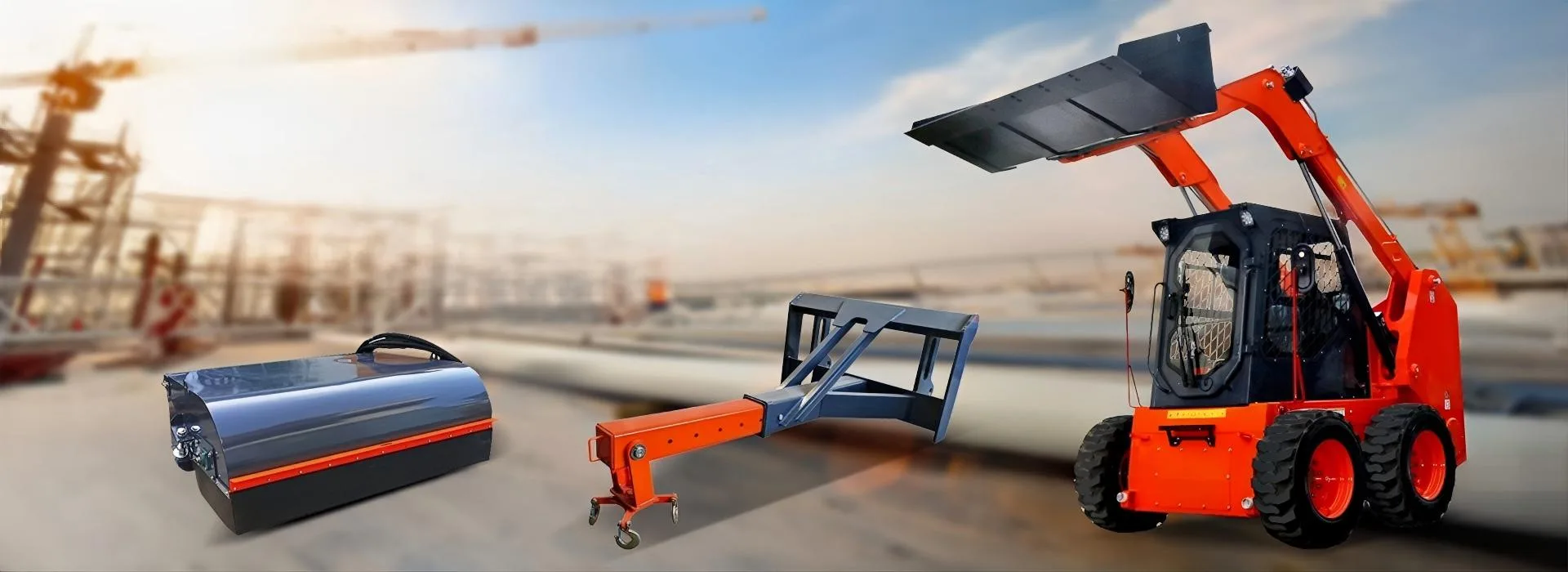 Sibom attachment manufacturing facility and wheel loader attachments production