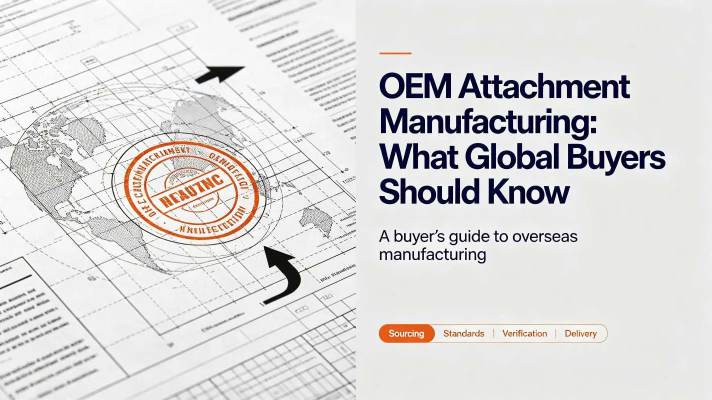 OEM Attachment Manufacturing: What Global Buyers Should Know — construction equipment attachments