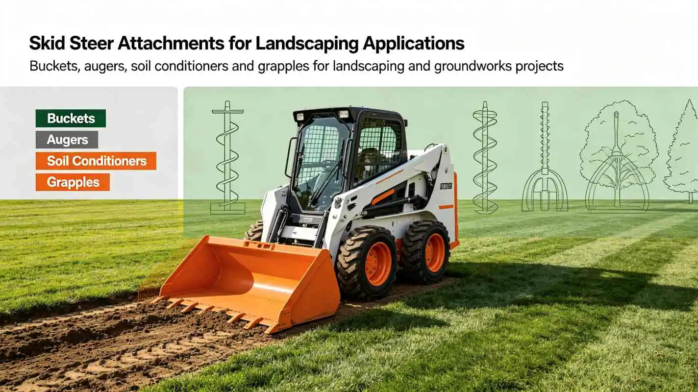 Skid Steer Attachments for Landscaping Applications — construction equipment attachments