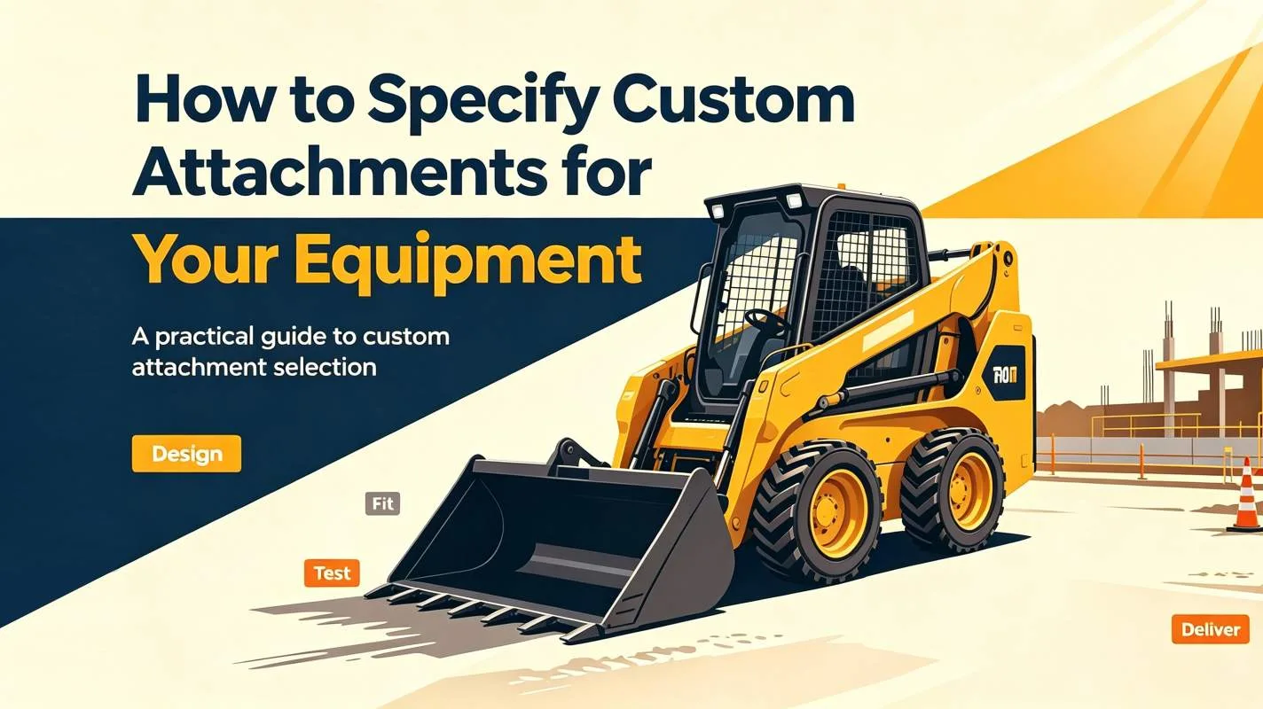 How to Specify Custom Attachments for Your Equipment — construction equipment attachments