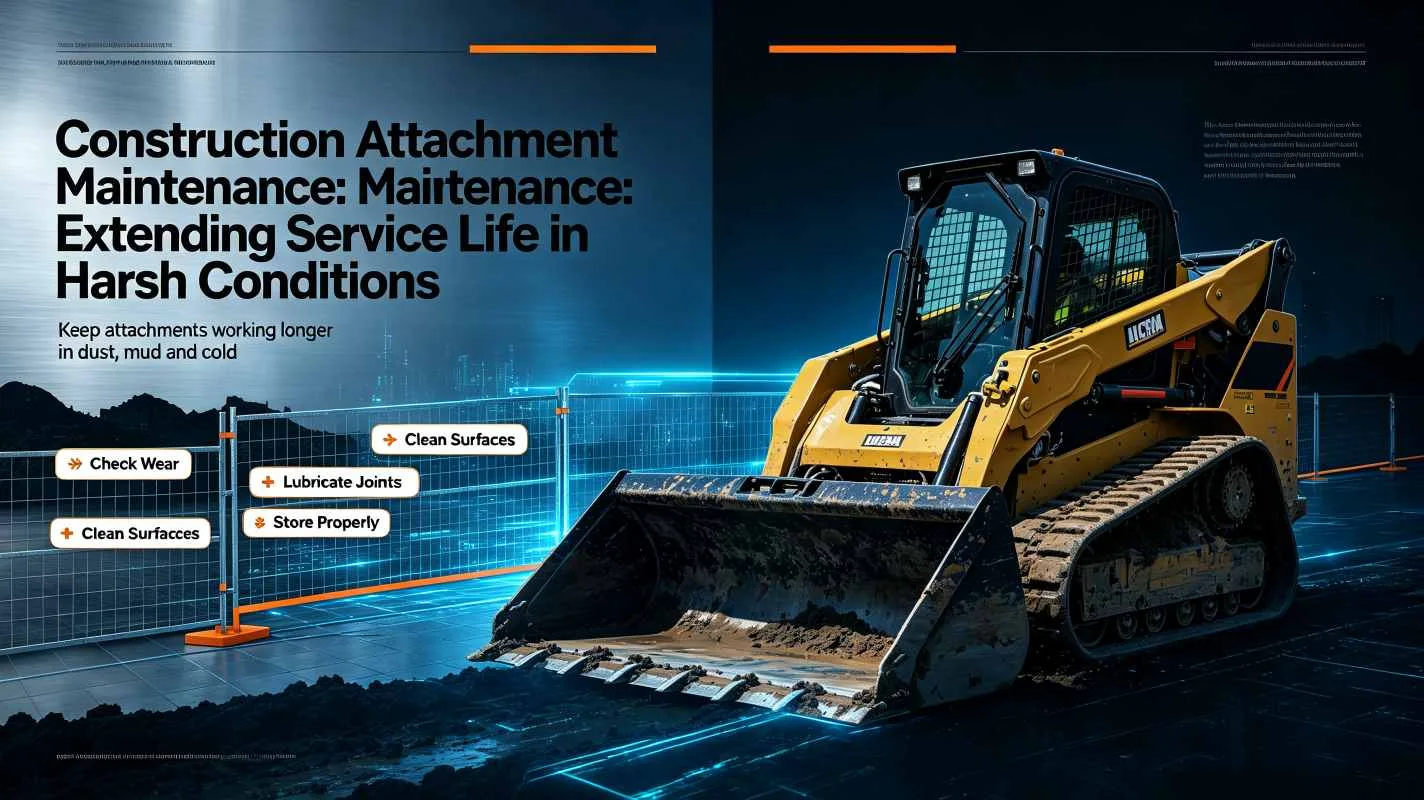 Construction Attachment Maintenance: Extending Service Life in Harsh Conditions — construction equipment attachments