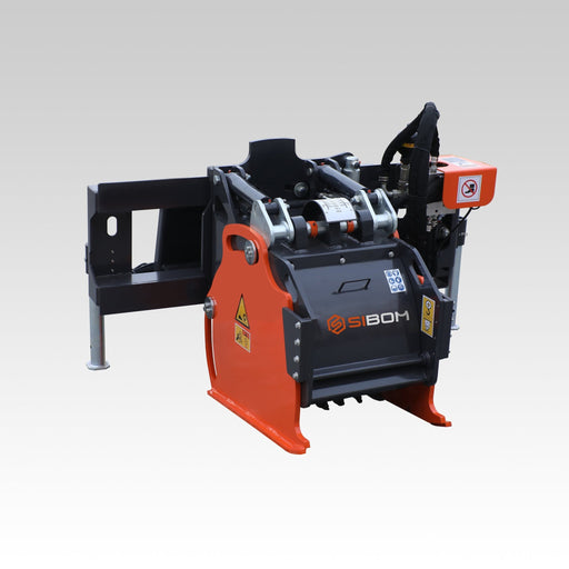 SIBOM Skid Steer Hydraulic Cold Planer, Precision Control, High Flow Required — construction equipment attachments
