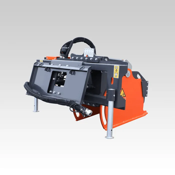 hydraulic cold planer for skid steer with side shift drum