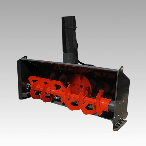 SIBOM Skid Steer Snow Blower, 360° Snow Chute, 16” Auger, 20-40GPM — construction equipment attachments