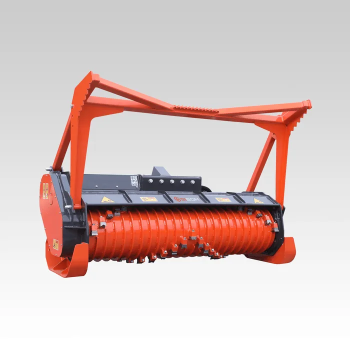 high flow mulcher Australia carbide teeth drum on skid steer