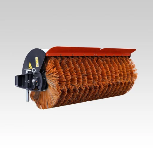 Sibom Skid Steer Angle Broom — snow and ice removal attachment