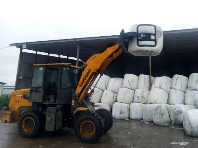 Sibom Wheel Loader hydraulic Bale Handler, For 3T loader thumbnail