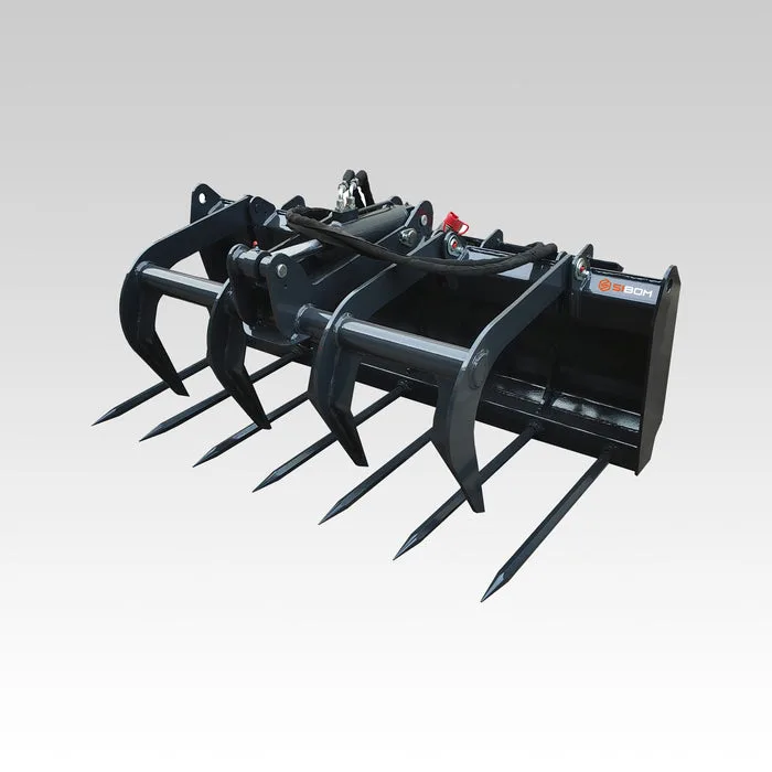 Sibom Skid Steer Grapple Bucket — wheel loader attachment manufacturer