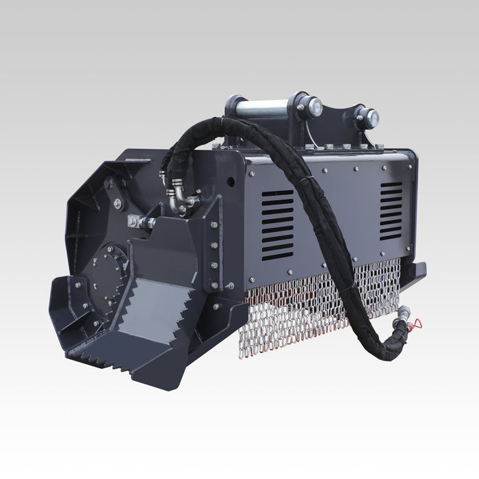 Sibom Mini Forestry Mulcher, Heavy-duty Carbide Teeth, Independent Cooling System/Radiator thumbnail