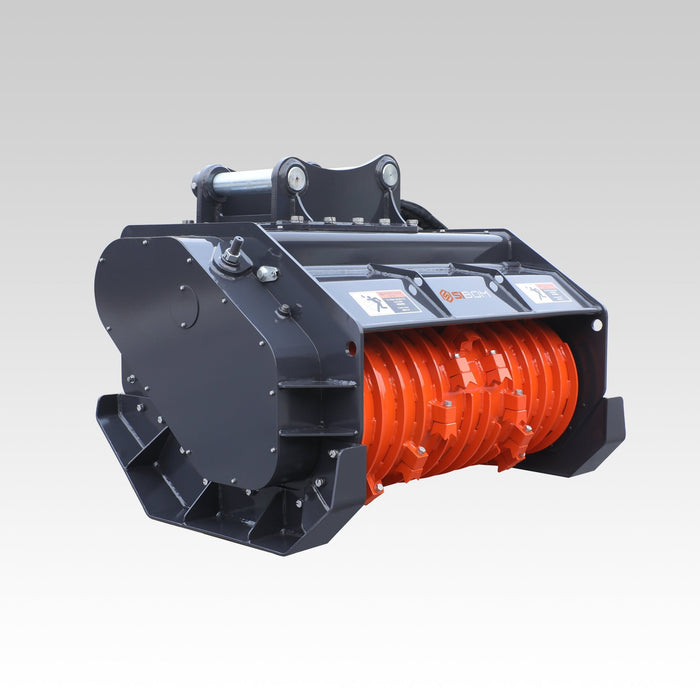 Sibom Mini Forestry Mulcher, Heavy-duty Carbide Teeth, Independent Cooling System/Radiator thumbnail