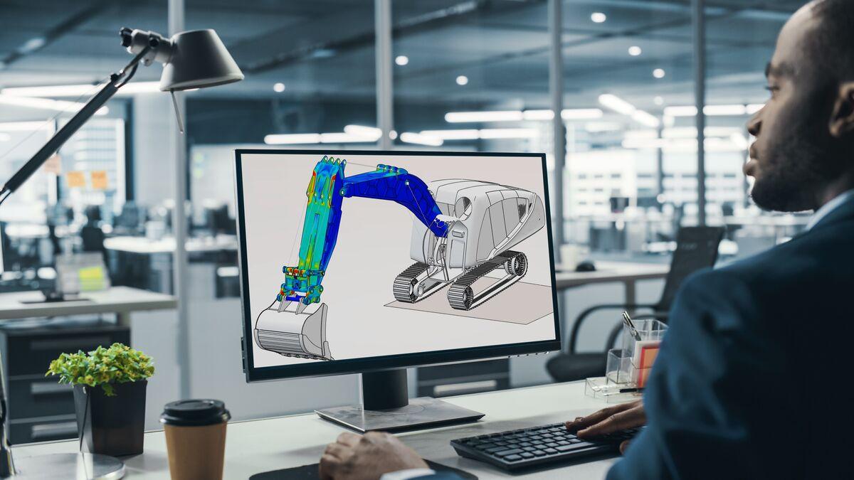 Heavy equipment attachment engineering design